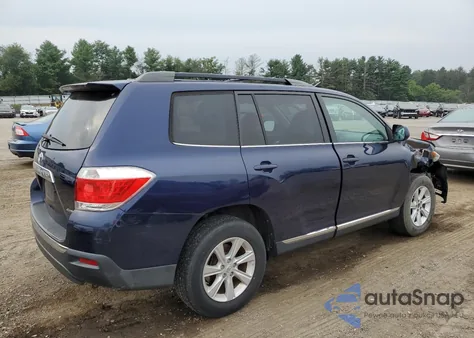 2012 Toyota Highlander Base из США, поврежденный, VIN 5TDBK3EH1CS098458